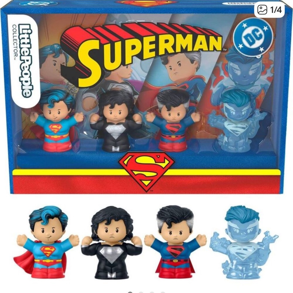 NWT Superman Little People Collector Action Figures Set